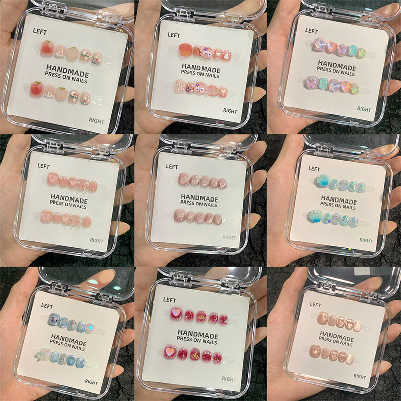 Cute Mini Cartoon Kids Press On Nails Variety Box
