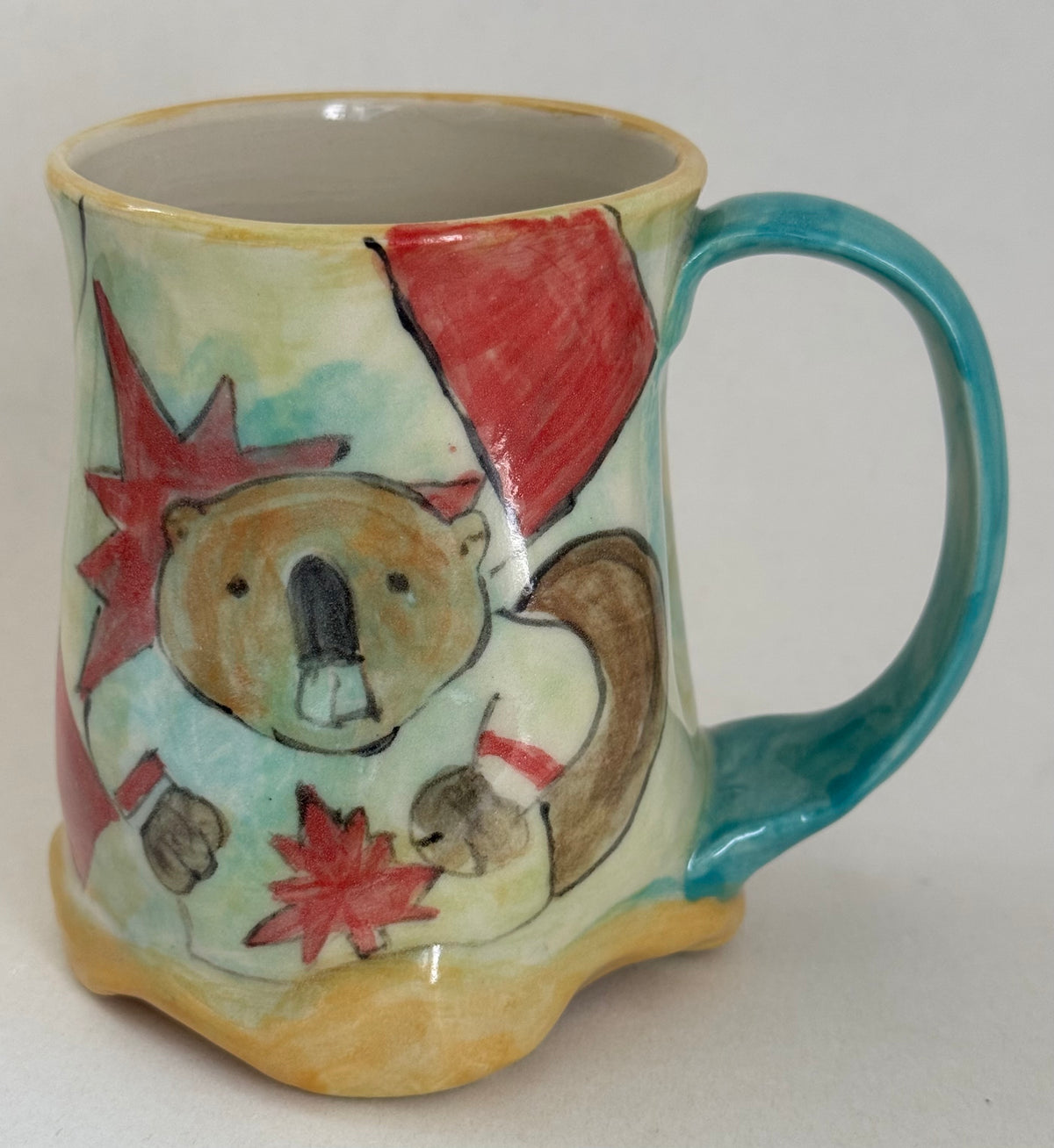 Canada Strong Handmade Pottery Mug – Canadian Beaver