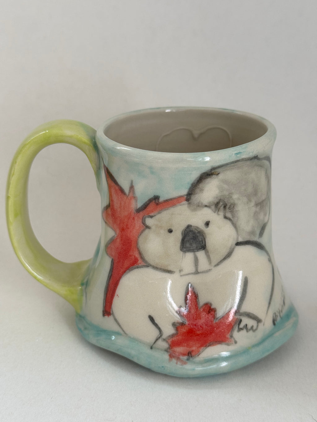 Canada Strong Handmade Pottery Mug – Canadian Beaver