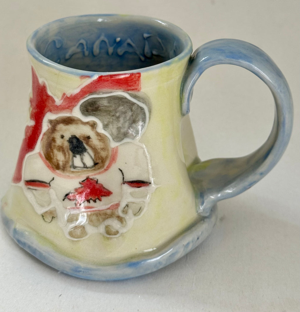 Canada Strong Handmade Pottery Mug – Canadian Beaver