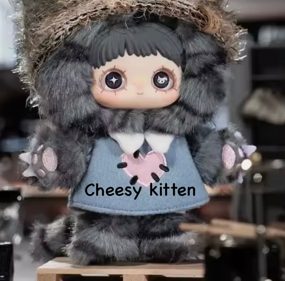 MayMei Kitten Academy Series Plush Blind Box Keychain:  TOPTOY x SURE FUN MayMei Kitten Academy Series Plush Blind Box Keychain