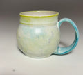hand made belly shaped pottery mug