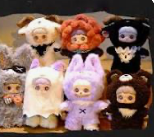 MayMei Dark Forest Series Plush Blind Box – Spooky-Cute gothic Art Toy Keychain