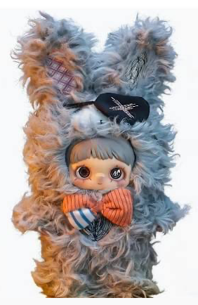 MayMei Dark Forest Series Plush Blind Box – Spooky-Cute gothic Art Toy Keychain