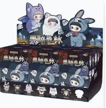 MayMei Dark Forest Series Plush Blind Box – Spooky-Cute gothic Art Toy Keychain