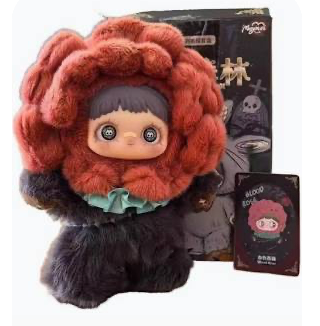 MayMei Dark Forest Series Plush Blind Box – Spooky-Cute gothic Art Toy Keychain
