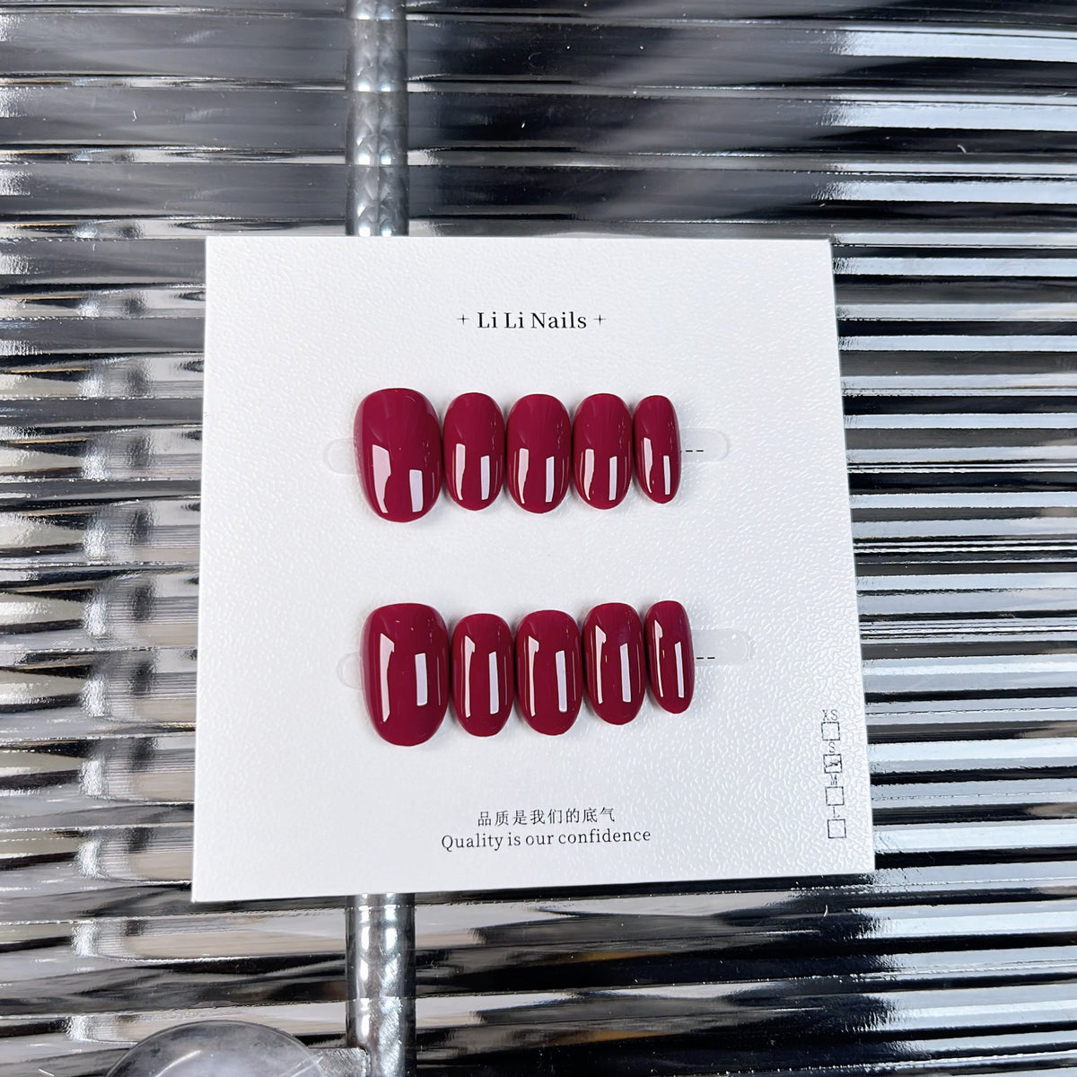 The Essential Solids | Short Round Handmade Press-on Nails – Image 11