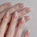 Soft Nude Gradient Almond Nails for Everyday Elegance